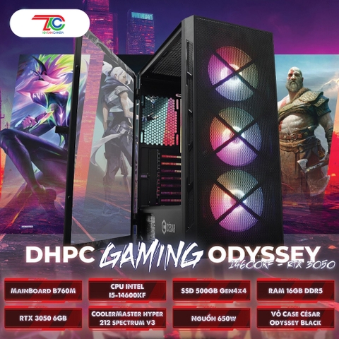 DHPC GAMING ODYSSEY 14600KF | RTX 3050 6GB