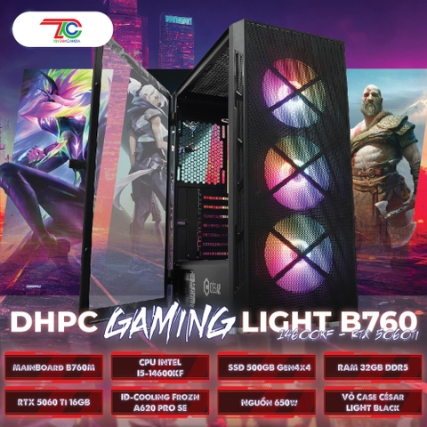 DHPC GAMING LIGHT B760 14600KF - RTX 5060Ti