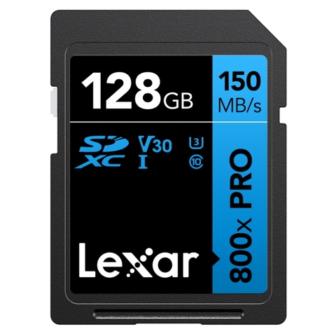 Thẻ nhớ SDXC Lexar Professional 800x Pro UHS-I V30 Series
