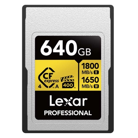 Thẻ Nhớ CFexpress Lexar Professional Gold 4.0 Type A Series