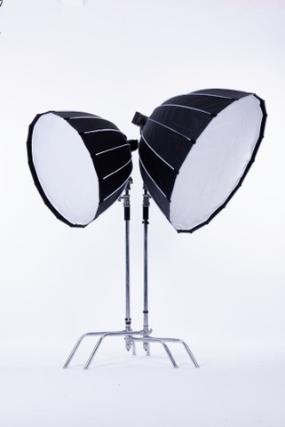 Softbox Tolifo Deep 120cm thao tác nhanh kèm lưới tổ ong