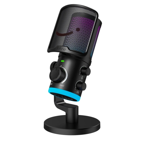 Micro FIFINE AM6 Gaming RGB Cổng USB