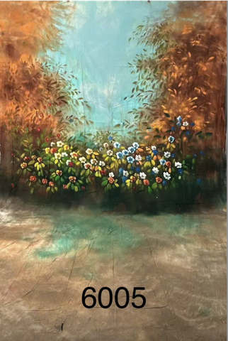 Phông vải vẽ hoa Y6005 3x6m