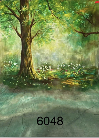 Phông vải vẽ hoa Y6048 3x6m