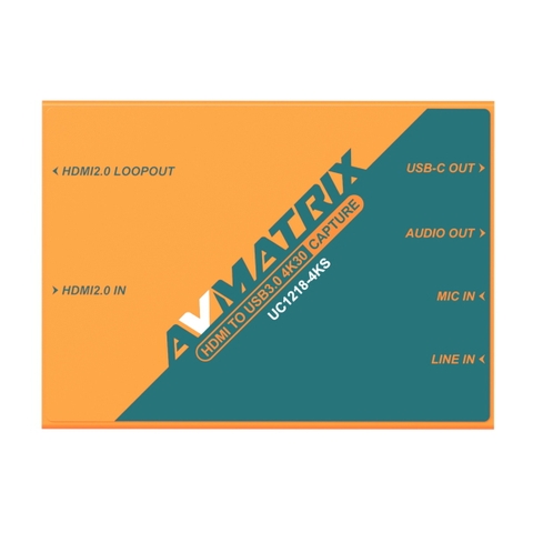 Capture AvMatrix UC1218-4KS HDMI 4K - Hàng chính hãng