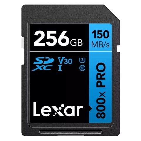 Thẻ nhớ SDXC Lexar Professional 800x Pro UHS-I V30 Series