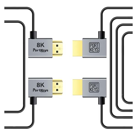 Dây HDMI Portkeys 2.5MM Ultra-Thin - Hàng chính hãng