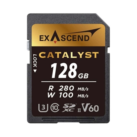 Thẻ nhớ SD Exascend Catalyst V60 128GB đọc 280MB/s ghi 100MB/s