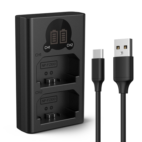 Sạc pin kép K&F Concept NP-FZ100 (KF28.0010)