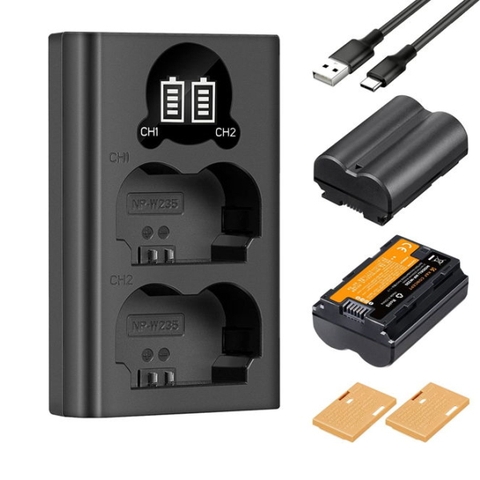 Pin và sạc K&F Fujifilm NP-W235 Combo 2 pin 1 sạc (KF28.0018)