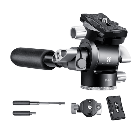 Củ dầu Tripod Fluid Head K&F Concept FH-01 tải trọng 5kg