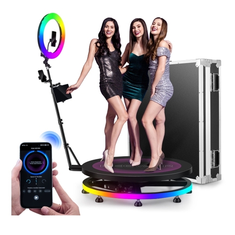 Bục Xoay 360 độ Neewer R360 Kèm LED RGB & Điều Khiển