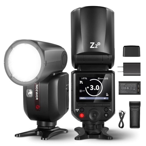 Đèn flash đầu tròn Neewer Z2-N TTL for Nikon - Hàng chính hãng
