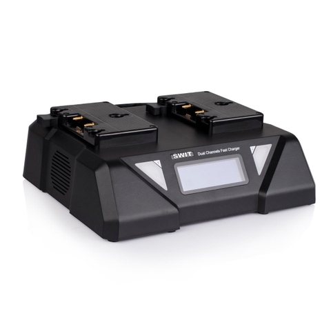 Bộ sạc SWIT S-3812A 2 kênh dùng cho pin Gold Mount - Hàng chính hãng