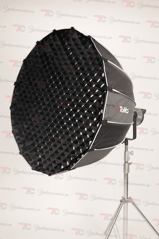 Softbox Tolifo Deep 90cm thao tác nhanh với lưới tổ ong