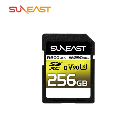 Thẻ Nhớ SDXC Suneast 256GB tốc độ 300MB/s UHS-II V90 U3