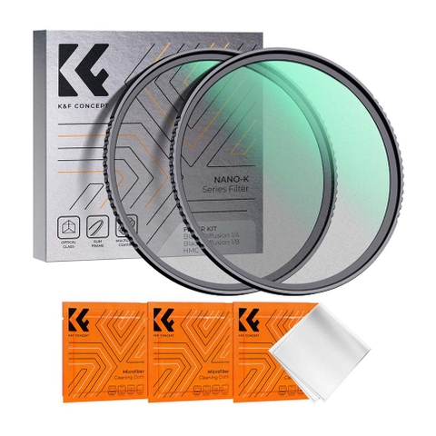Kính lọc K&F Concept Nano-K Filter Kit Black Mist 1/4 + 1/8 49mm