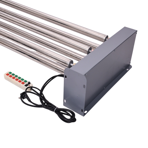 Trục cuốn phông mô tơ điện 5 trục kèm thanh