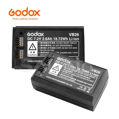Pin Godox VB26 cho đèn V1/ V860III  hàng chính hãng