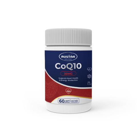 Viên Uống Austar CoQ10 30MG - Hỗ Trợ Sức Khỏe Tim Mạch