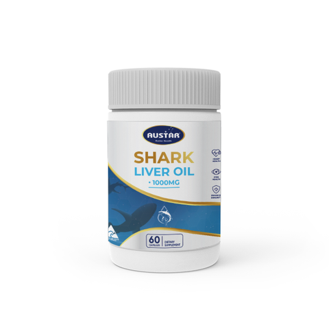 Viên Uống Austar Shark Liver Oil 1000mg - Dầu Gan Cá Mập