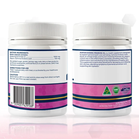 Austar Evening Primrose Oil 1000mg –  Viên Uống Tinh Dầu Hoa Anh Thảo( 60 viên)