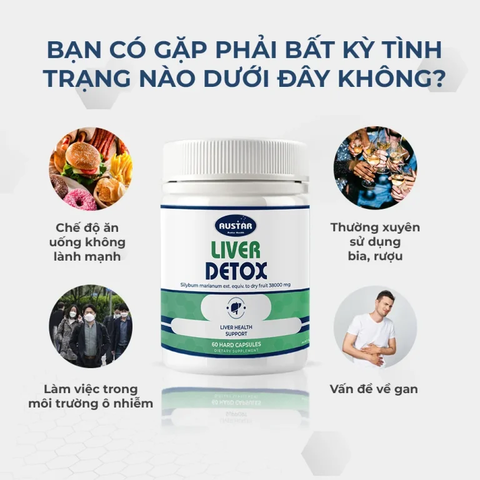 Austar Liver Detox – Viên Uống Giải Độc Gan ( 60 viên)
