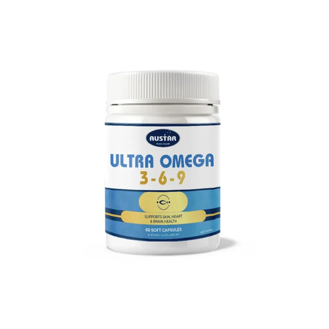 Viên Uống Austar Ultra Omega 3-6-9 (60 viên) - Bổ Não, Đẹp Da, Khỏe Tim ( 60 viên)