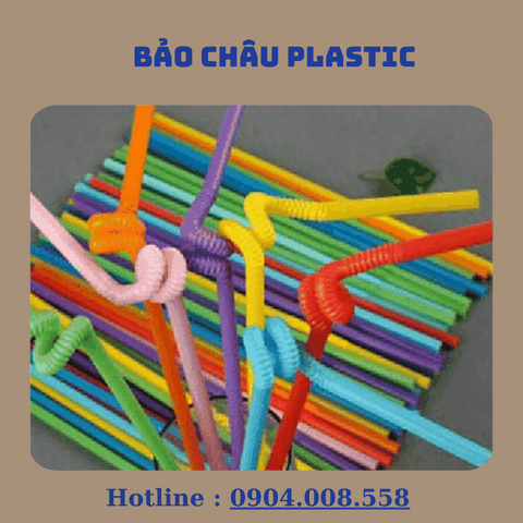 Combo 1 Túi Ống Hút Xoắn Nhiều Màu Nghệ Thuật