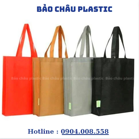 Túi Vải Không Dệt May Quai Liền Thân Dày Dặn