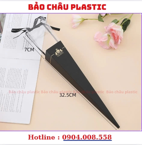 Sỉ 10 Vỏ Hộp Mika Đựng 1 Bông Hoa ,Vỏ Hộp Mica Hoa Đơn, Vỏ Hộp Meka Decan, 1 bông hoa sáp, hoa lụa