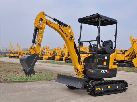 máy xúc đào shantui se17-1