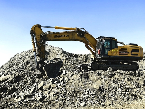 máy xúc đào shantui se550lc-1