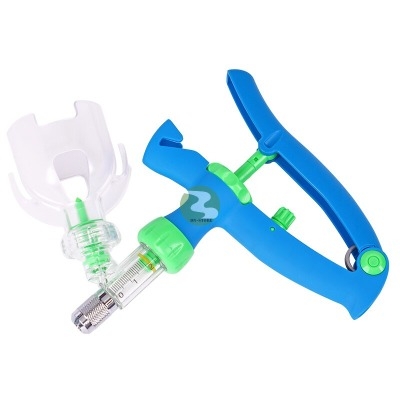 Xi lanh thú y tự động tiêm vacxin gia cầm gia xúc MMA 2 - 5ML DN90