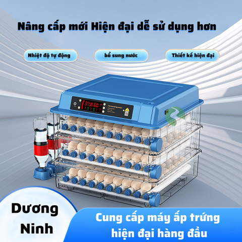 Máy ấp trứng gà, máy ấp trứng mini thông minh, Máy ấp trứng tự động thế hệ mới 220v & 12v MAT08