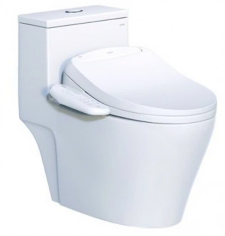 Bàn Cầu Nắp Rửa Cơ Caesar CD1356/TAF060 1 Khối