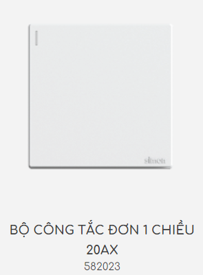 Bộ công tắc đơn 1 chiều