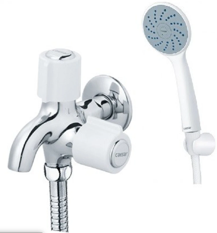 Vòi Sen Tắm Lạnh CAESAR S038CP Dây Nhựa Tay 1 Chế Độ