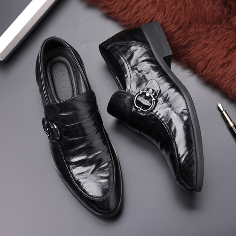 Giày Lười Công Sở Da Cừu Cao Cấp G55