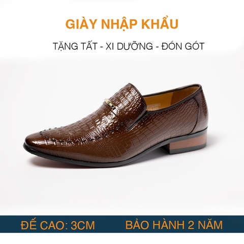 Giày Lười Công Sở Da Bò Cao Cấp G61
