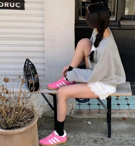 Giày adidas Gazelle Pink - ID1107