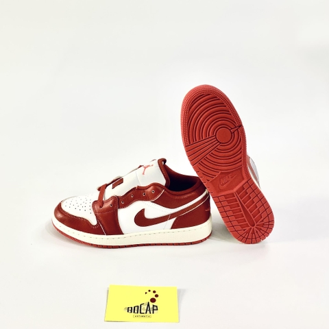 GIÀY Nike Air Jordan 1 Low ‘White Dune Red’ FJ3459-160