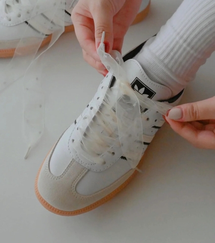 GIÀY ADIDAS SAMBA OG TRẮNG ĐEN UNISEX - IH5585