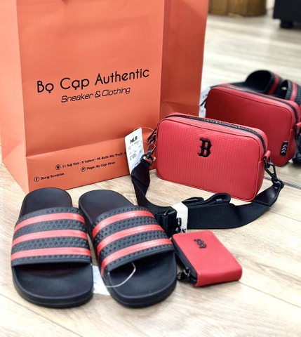 Túi MLB Ripstop Nylon Mini Cross Bag Boston Red Sox [32BGDJ111 43R]