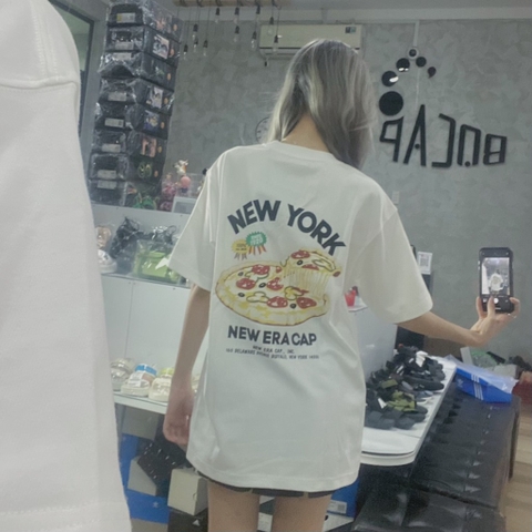 ÁO THUN NEW ERA HÌNH PIZZA - Trắng - 12715201