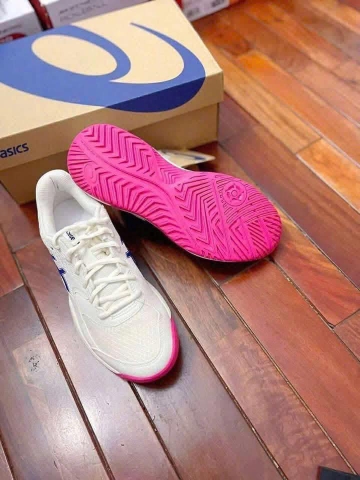 Giày PICK Asics Tennis Pickleball BE HỒNG TRẮNG 1042A237 105