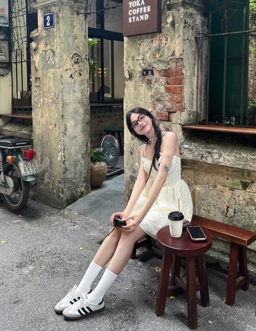 Giày Adidas Samba OG TRẮNG ĐEN - B75806