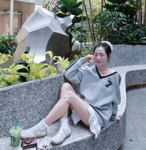 GIÀY JEEP QUAI TRẮNG XÁM P651W13129