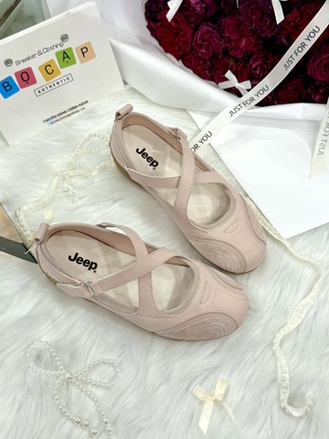 GIÀY JEEP DÂY CHÉO HỒNG