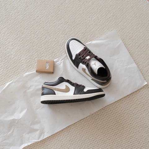 Giày Nike Air Jordan 1 Low NÂU ‘Shadow Brown’ (W) DC0774-200